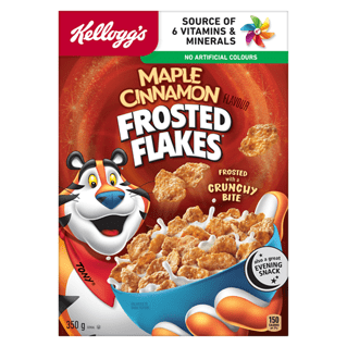 Kellogg's Frosted Flakes® Maple Cinnamon Flavor Cereal, 435g