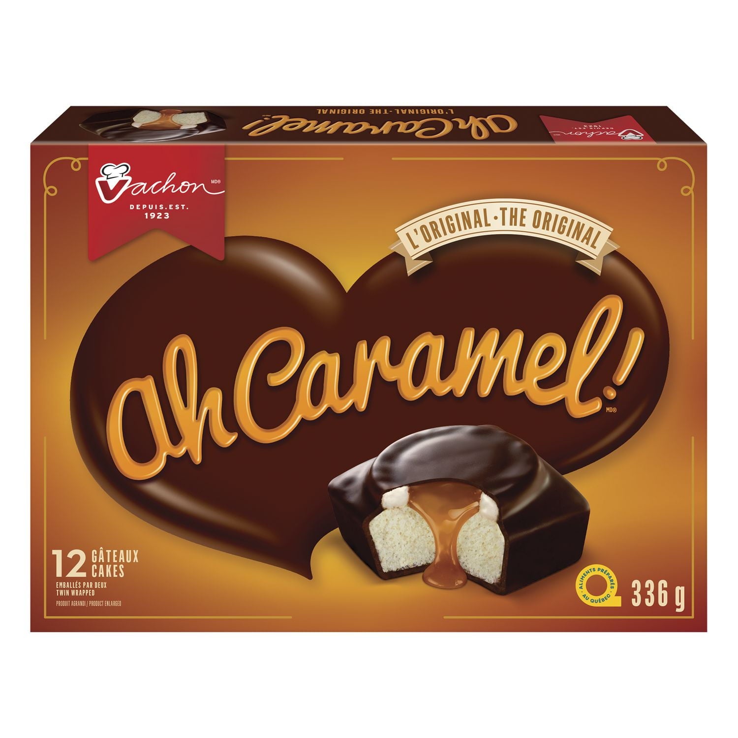 Vachon Ah Caramel® Cakes, The Original, 336g