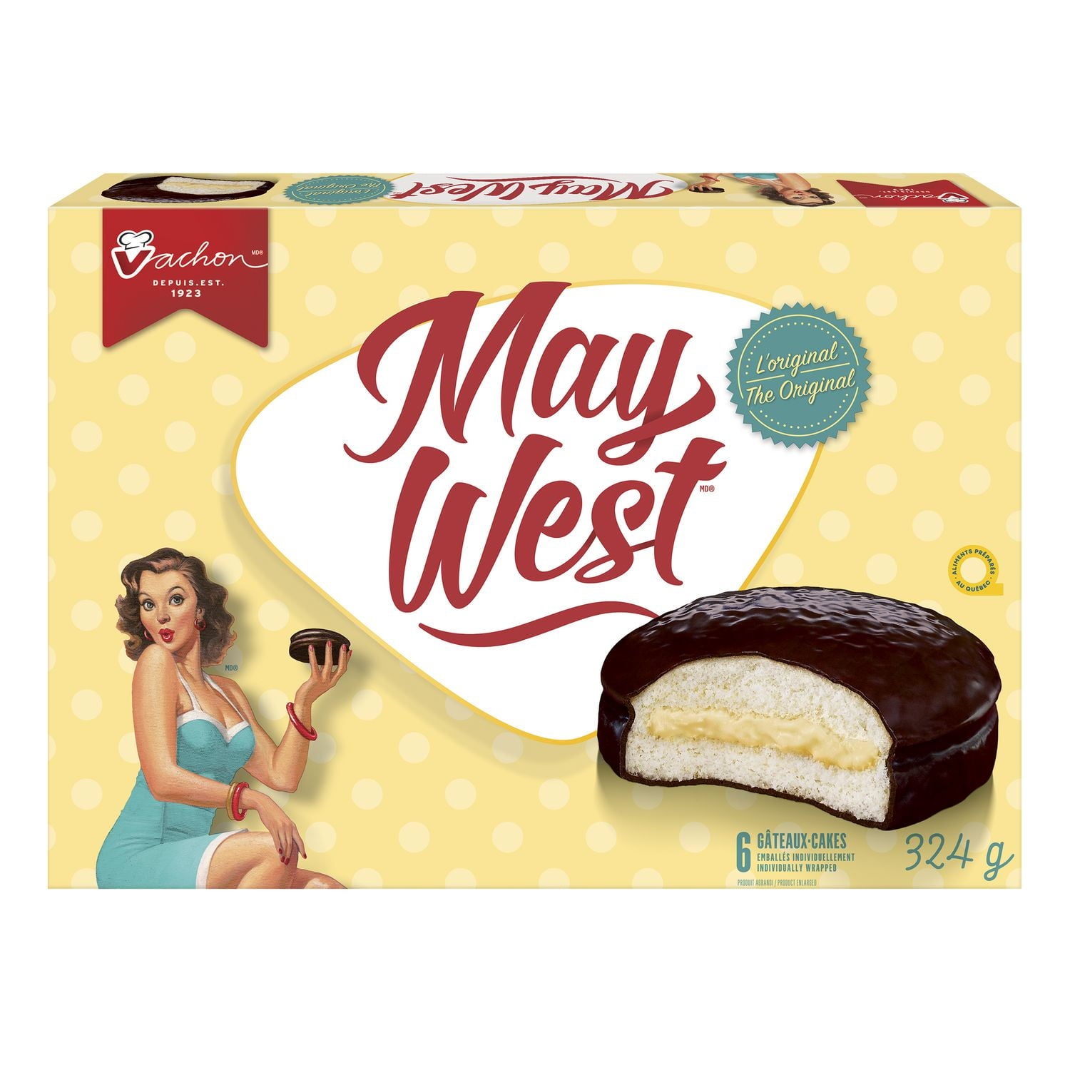 Vachon May West® Cakes, The Original, 324g