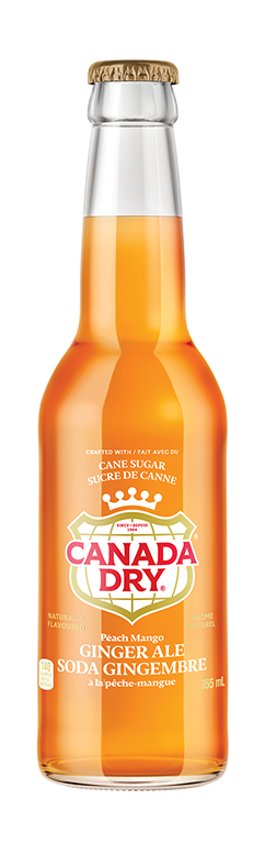 Canada Dry, Peach Mango, 355mL