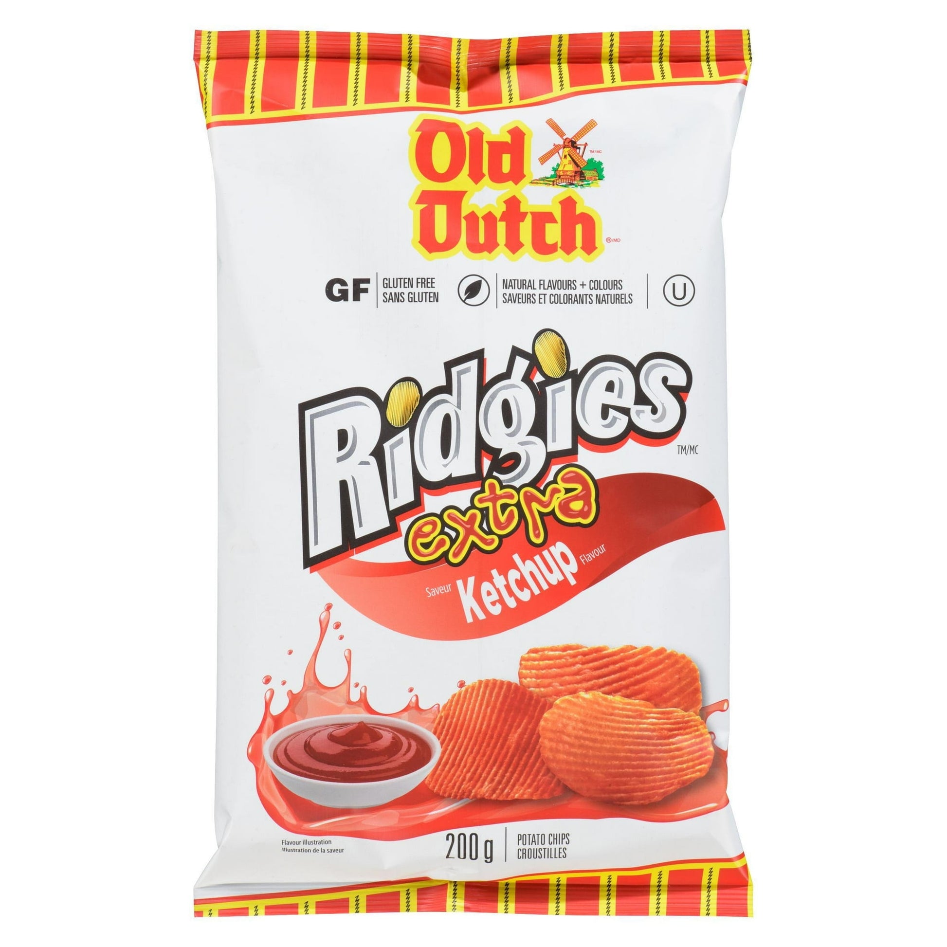 Old Dutch Ridgies Extra Ketchup, 200g