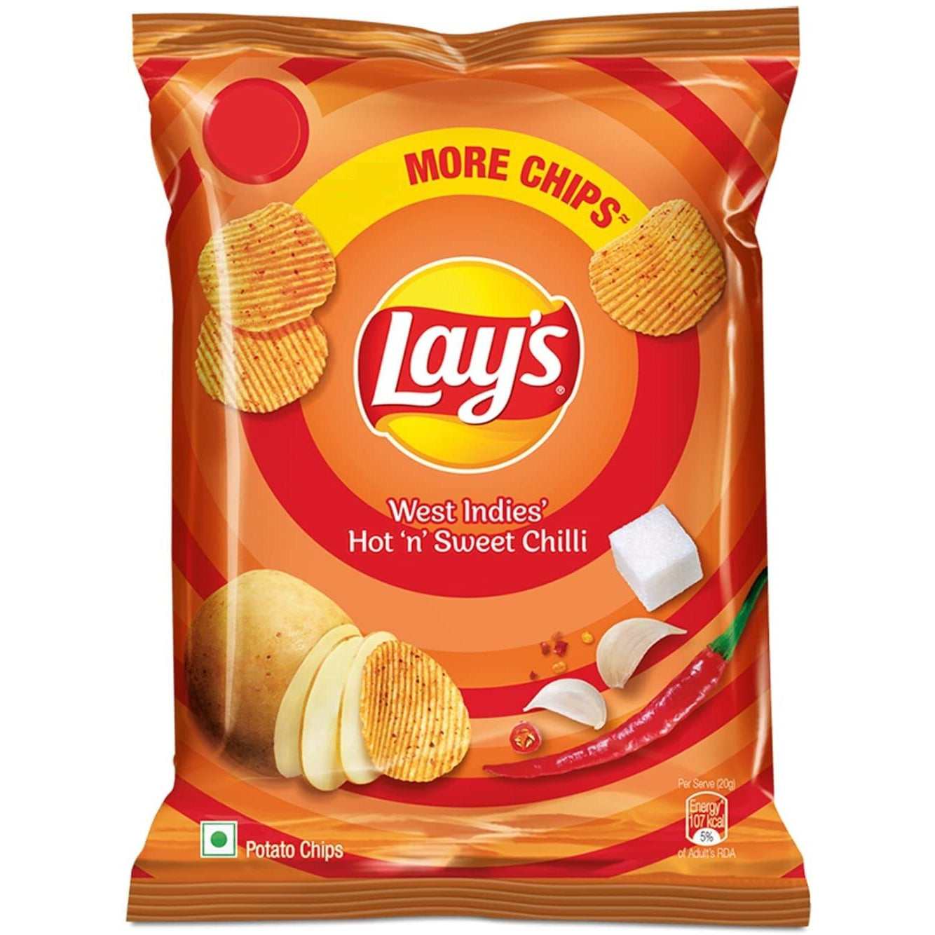 Lay's West Indies' Hot N' Sweet Chilli, 52g