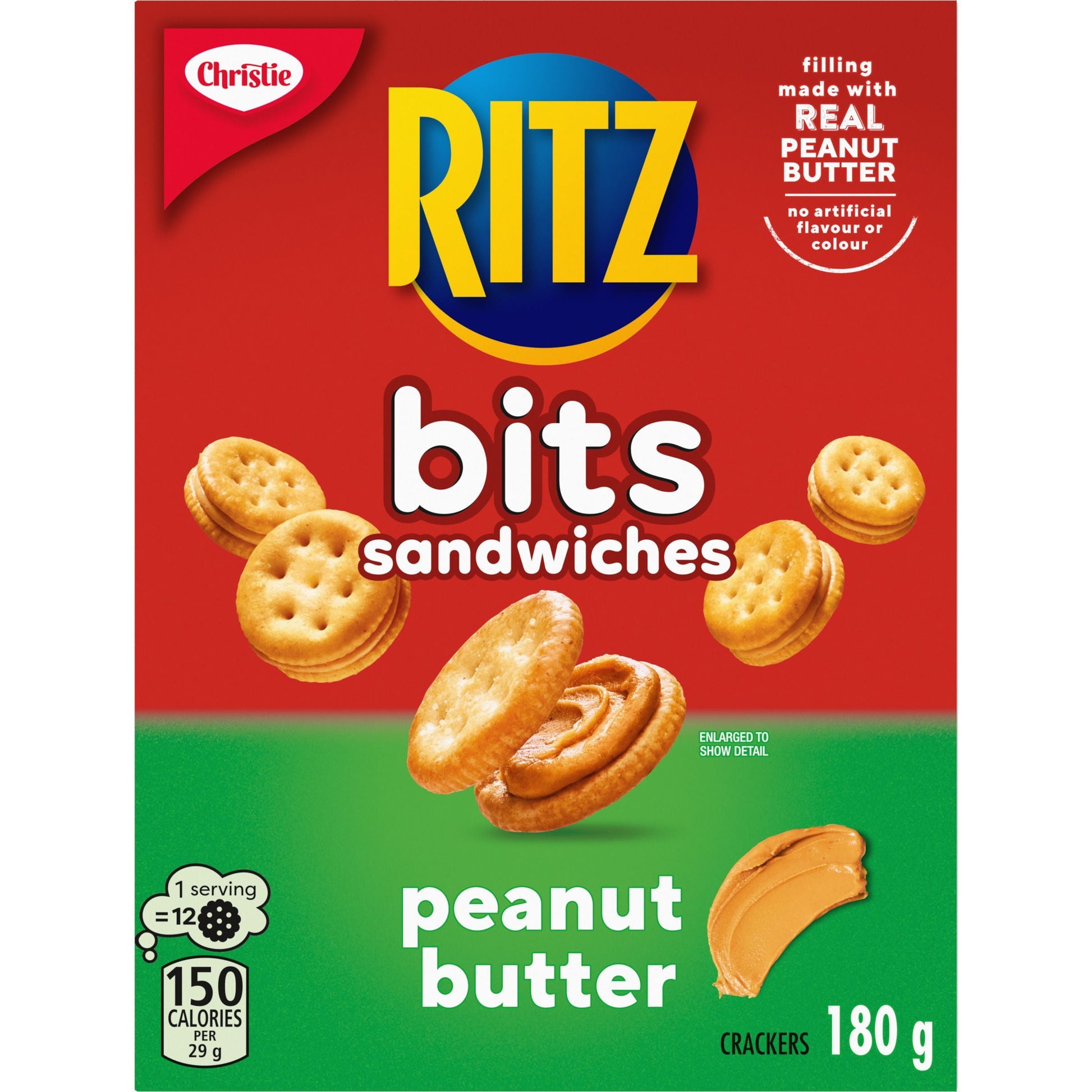 Ritz Bits Sandwiches, Peanut Butter, 180g