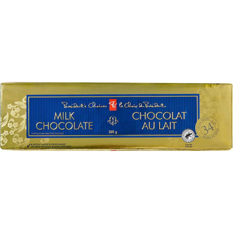 President's Choice Milk Chocolate Bar, 300g
