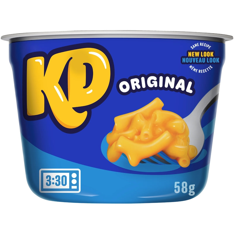 KD Kraft Dinner Cup, Original, 58g