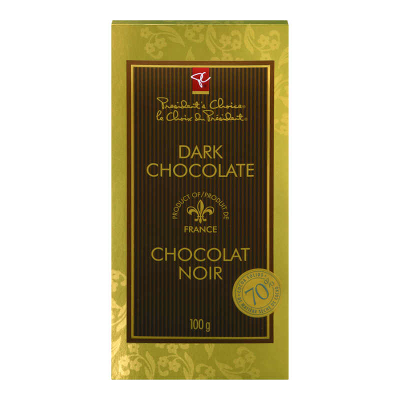 President's Choice 70% Dark Chocolate, 100g