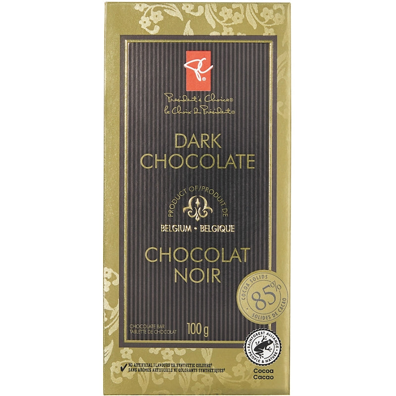 President's Choice Dark Chocolate 85% Cocoa Solids, 100g