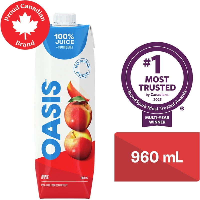 Oasis Apple Juice, 960mL
