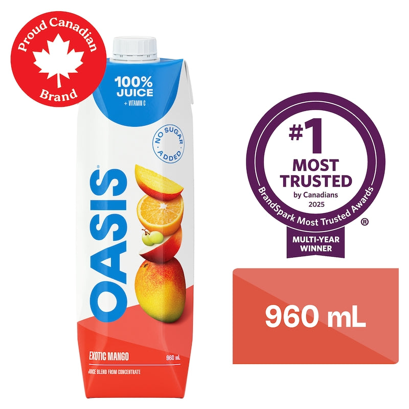 Oasis Exotic Mango Fruit Juice, 960mL