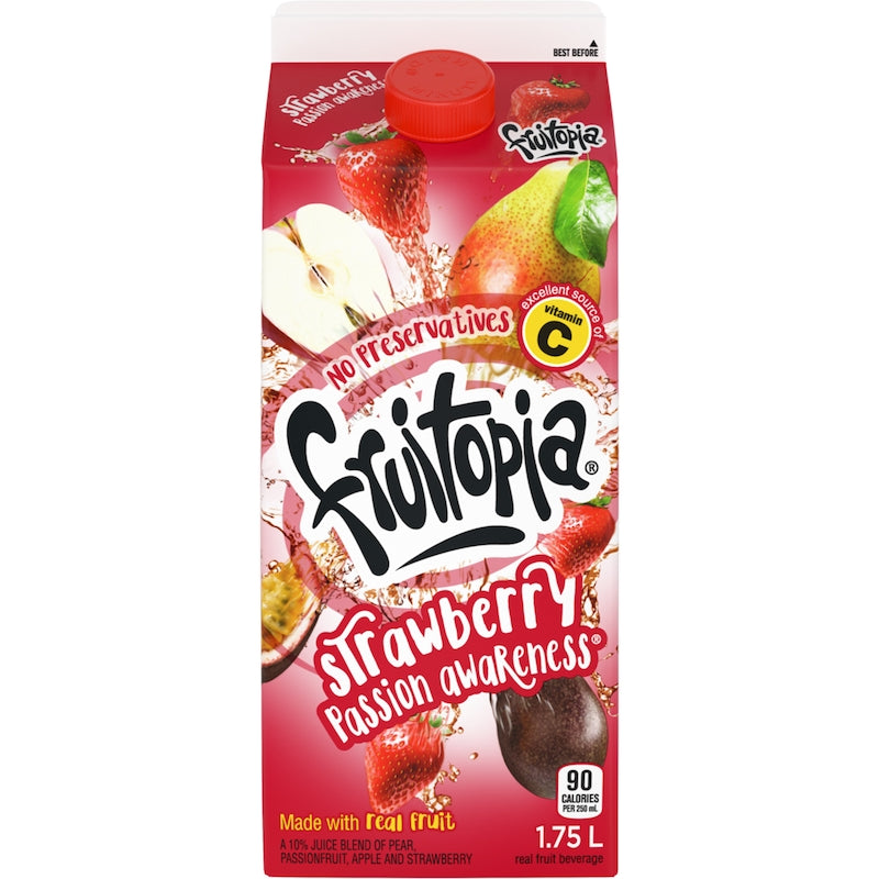 Fruitopia Strawberry Passion Awareness, 1.75L