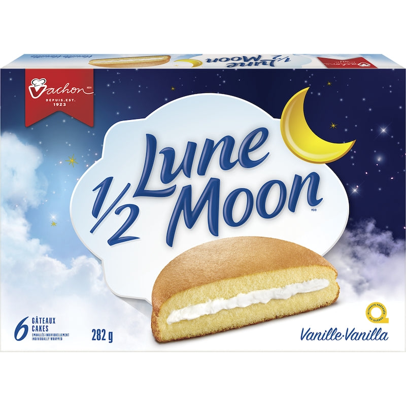 Vachon ½ Moon® Cakes, Vanilla Flavor, 282g