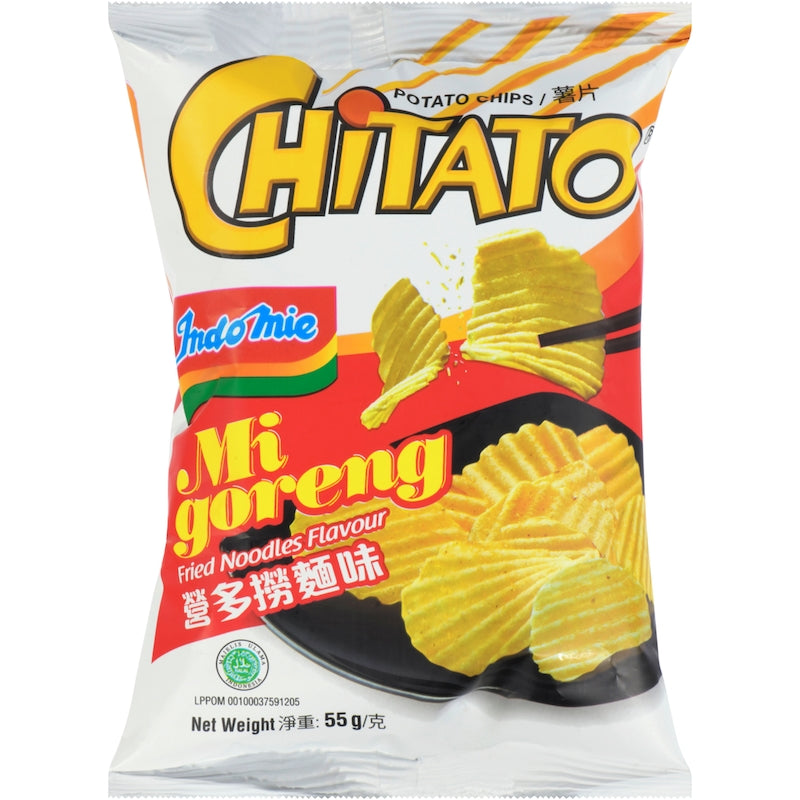 Indomie Potato Chips, Mi Goreng Fried Noodles Flavour, 55g