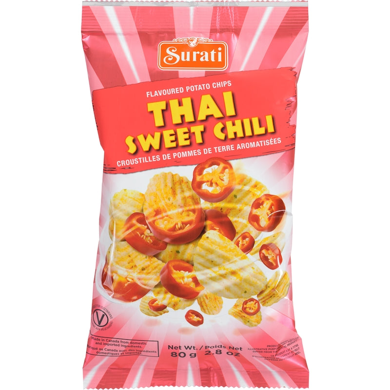 Surati Thai Sweet Chili Potato Chips, 80g