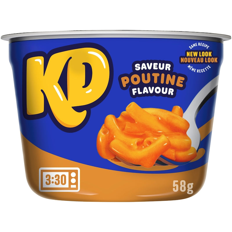 KD Kraft Dinner Cup, Poutine, 58g