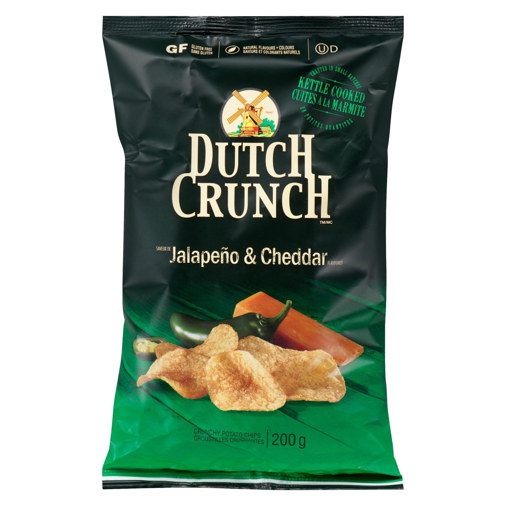Old Dutch Dutch Crunch, Jalapeno & Cheddar, 200g