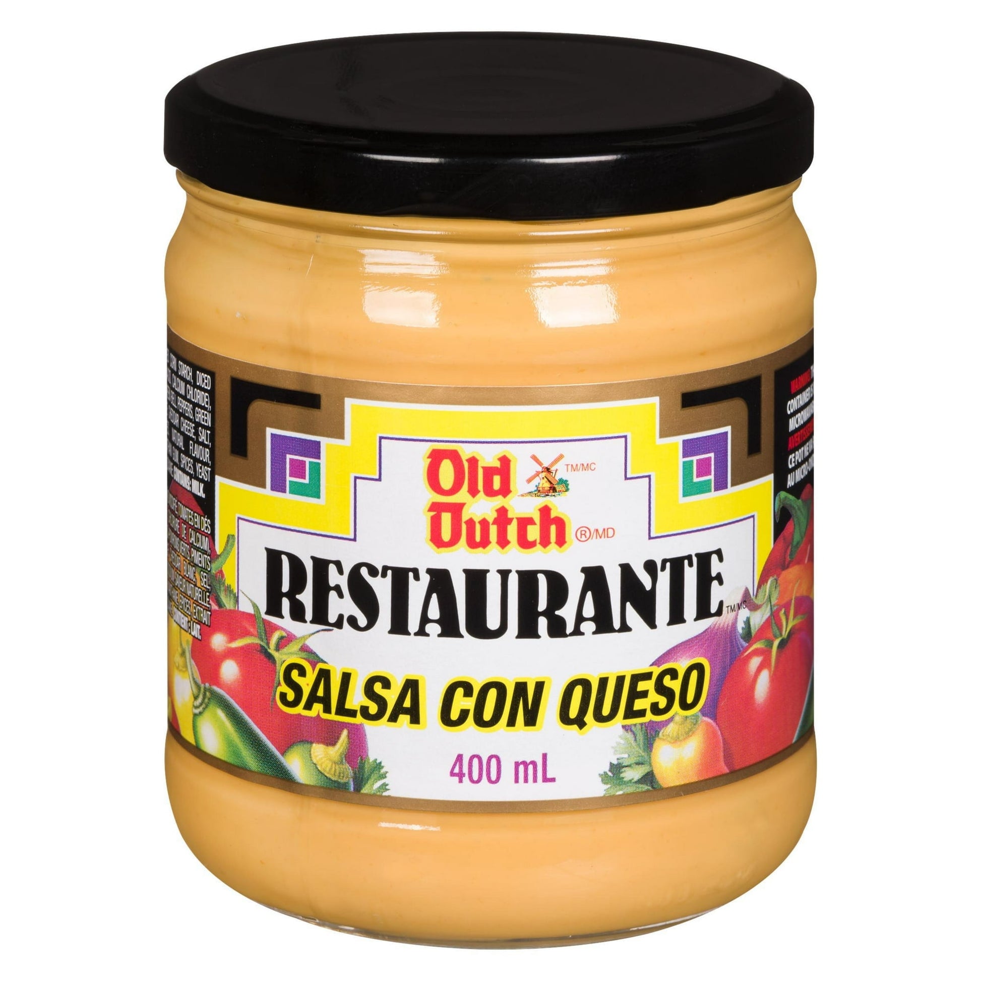 Old Dutch Restaurante Salsa Con Queso, 400mL