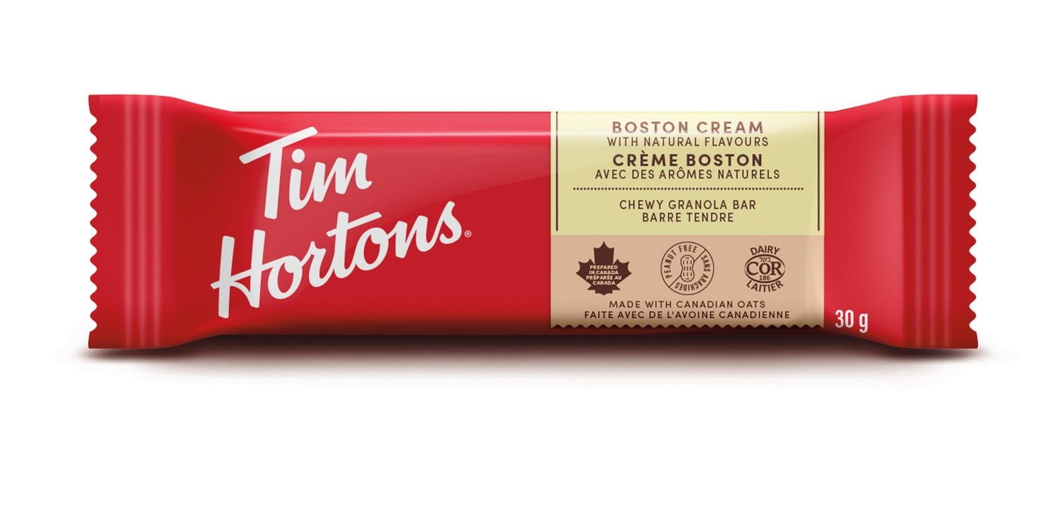 Tim Hortons Granola Bar, Boston Cream, 30g