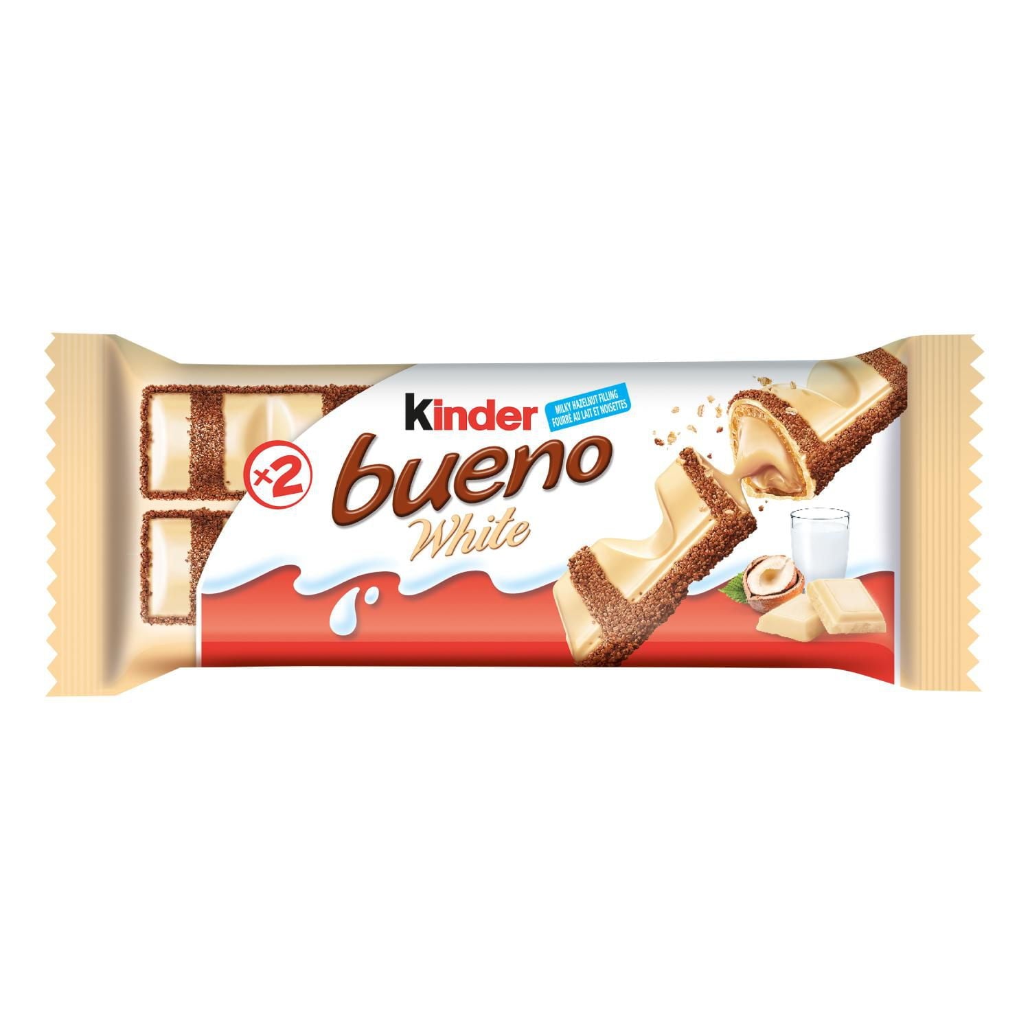 Kinder Bueno x2, White, 39g