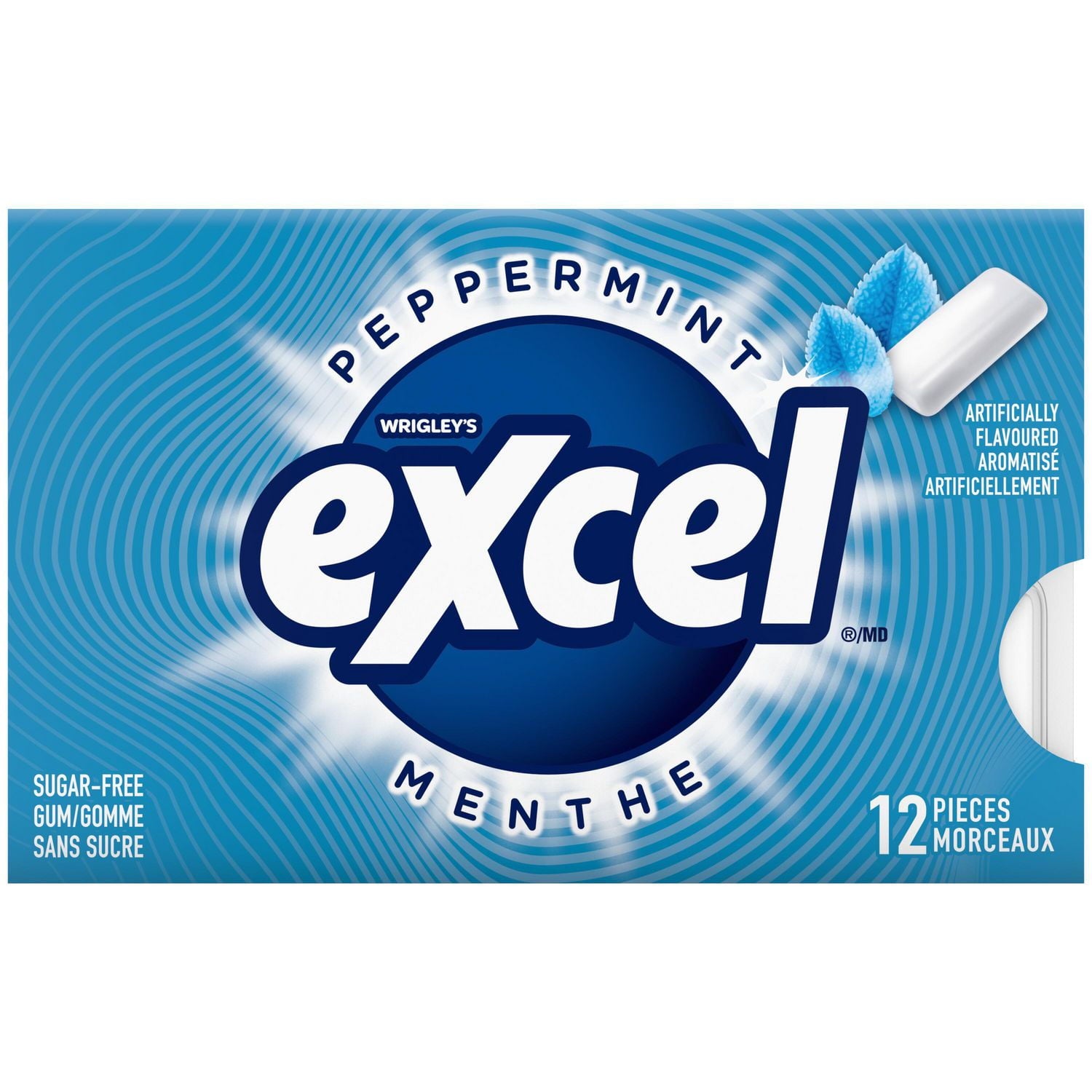 Excel Gum, Peppermint, 18 pieces