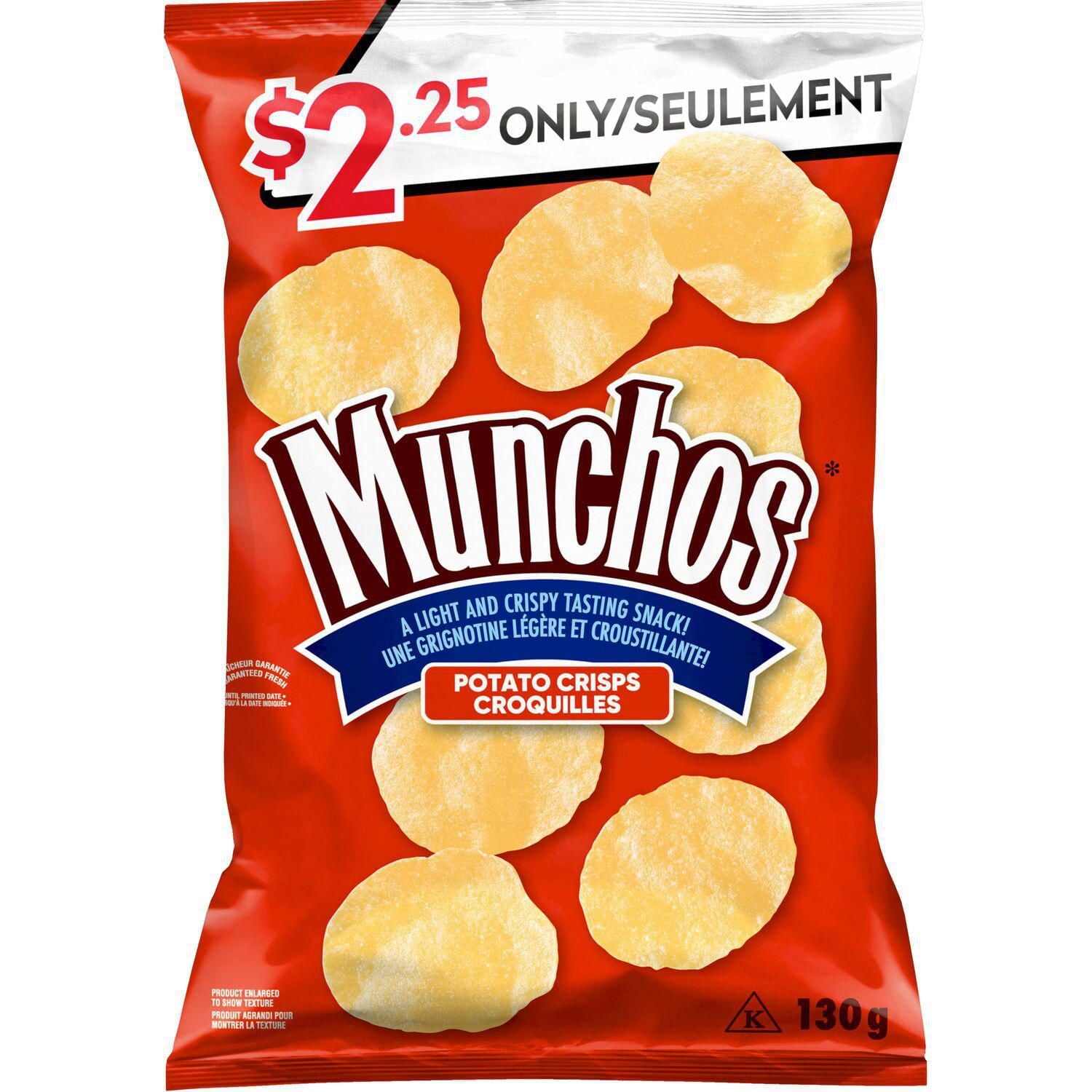Munchos Potato Crisps, 130g