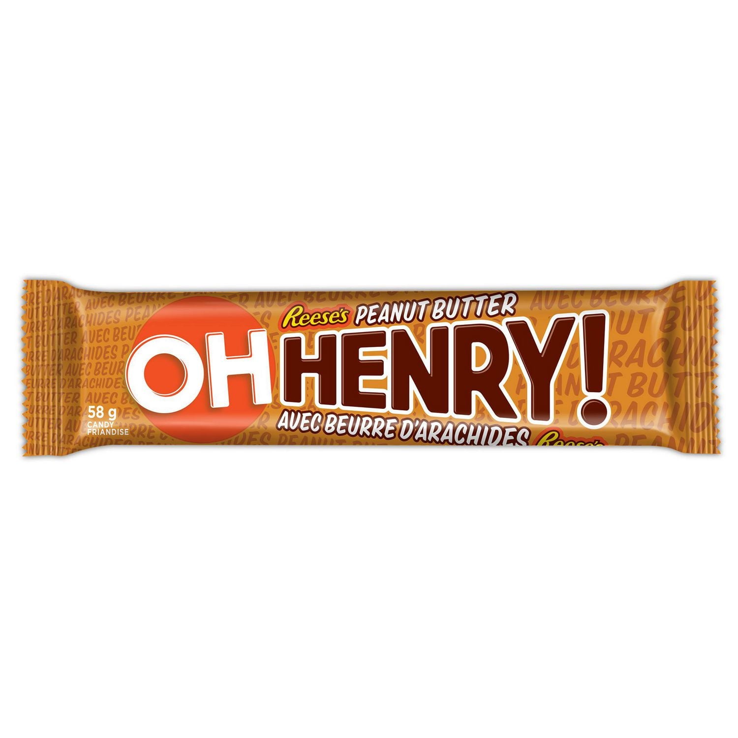 Oh Henry! with Reese's Peanut Butter, 58g