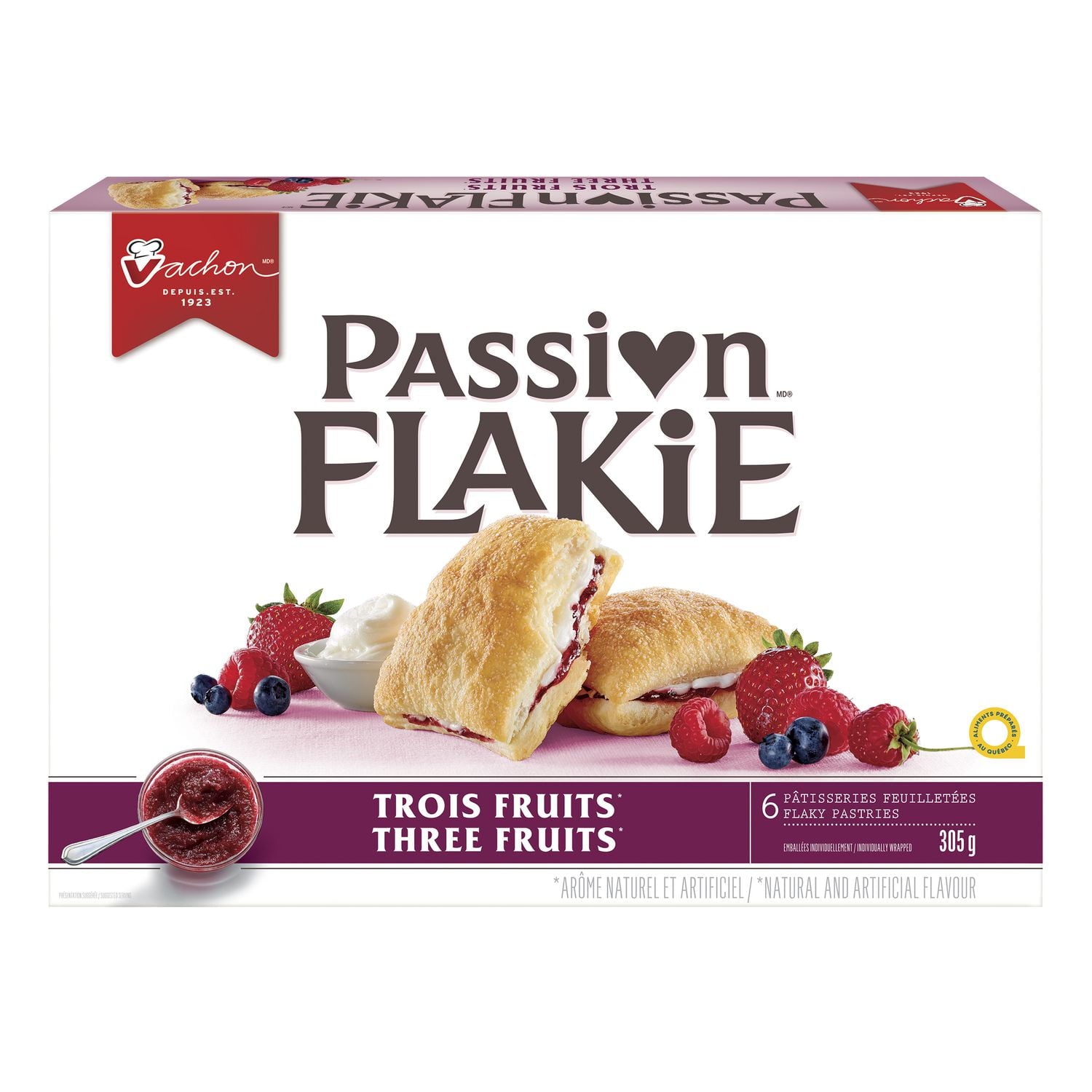 Vachon Passion Flakie® Pastries, Three-Fruits, 305g