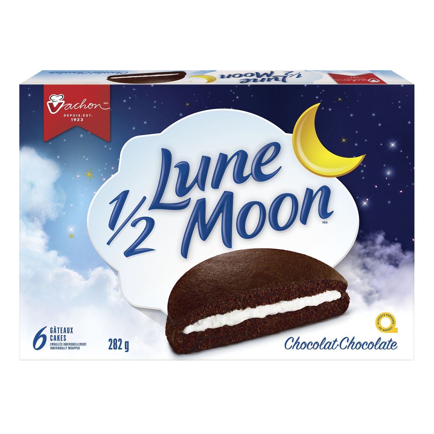 Vachon ½ Moon® Cakes, Chocolate Flavor, 282g