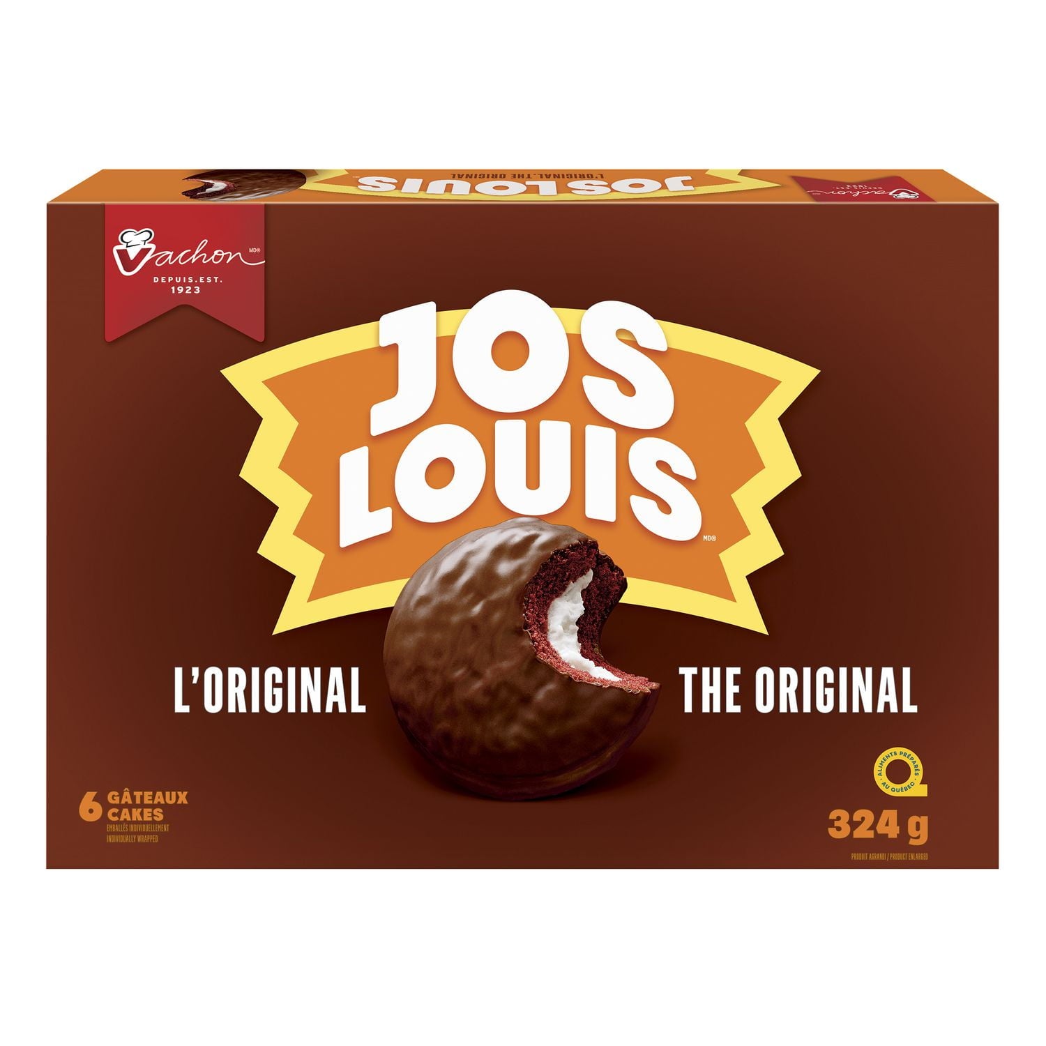 Vachon Jos Louis® Cakes, The Original, 324g