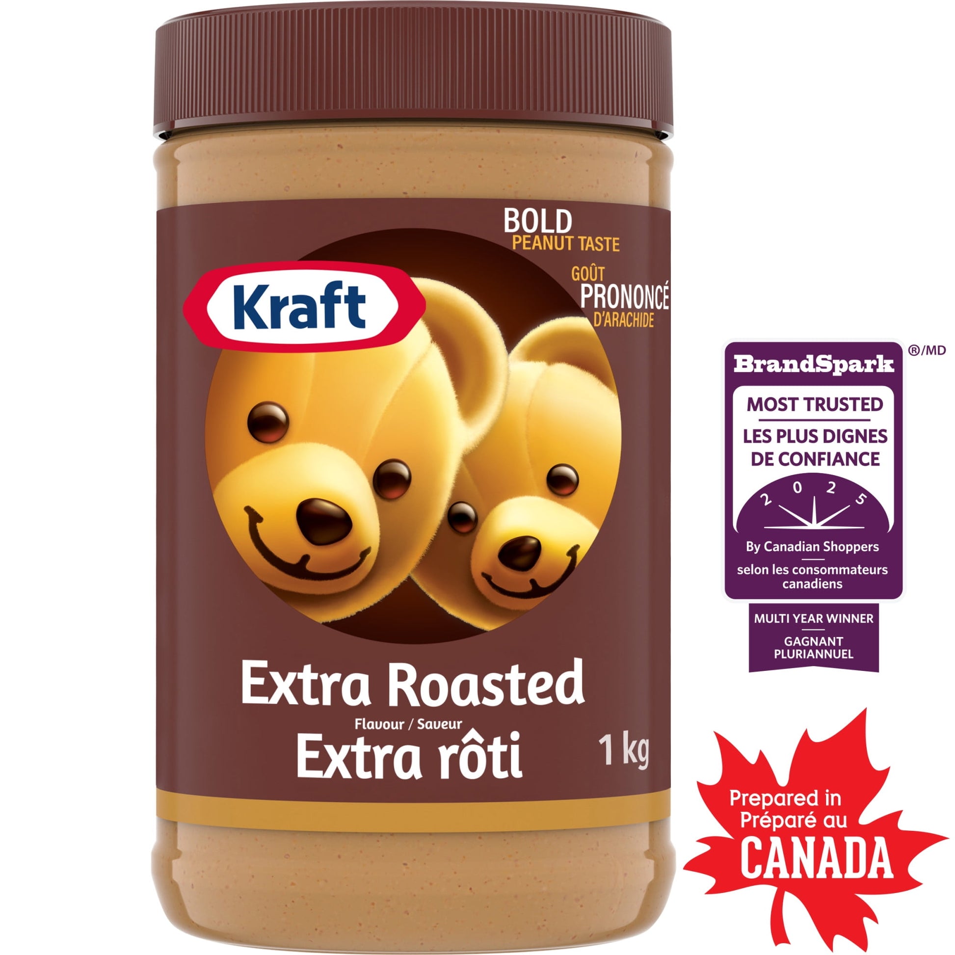 Kraft Extra Roasted Peanut Butter, 1kg