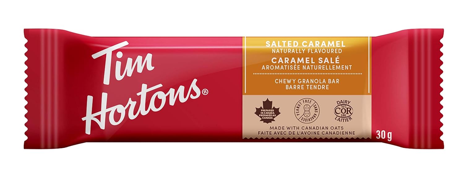Tim Hortons Granola Bar, Salted Caramel, 30g