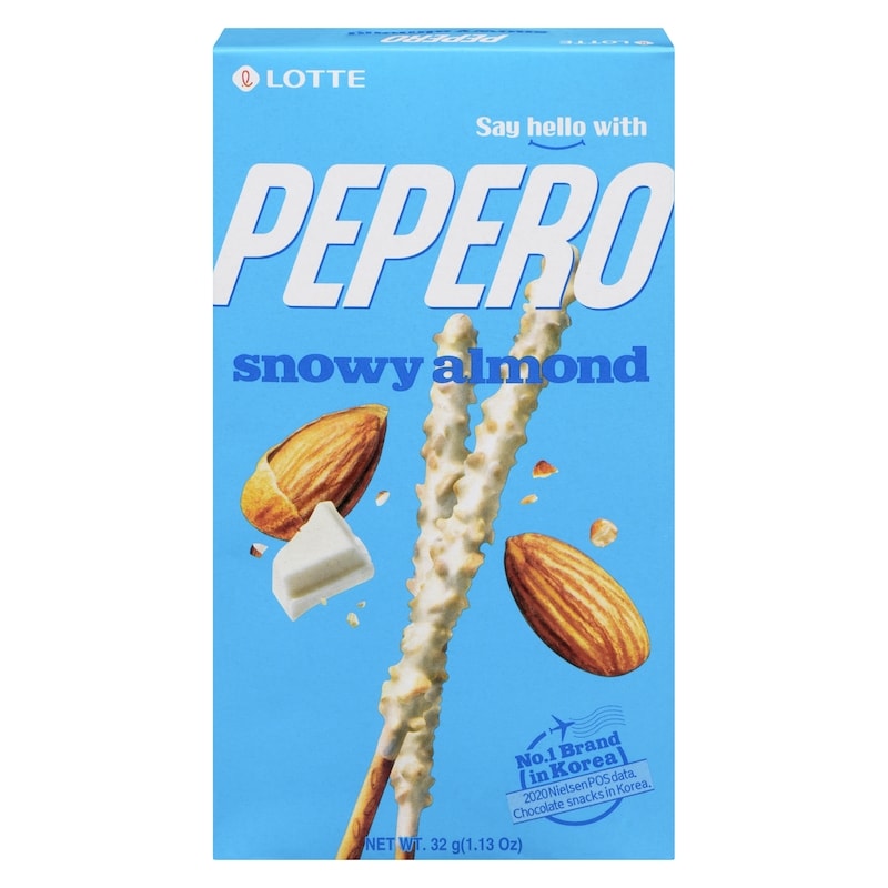 Pepero, Snowy Almond, 32g