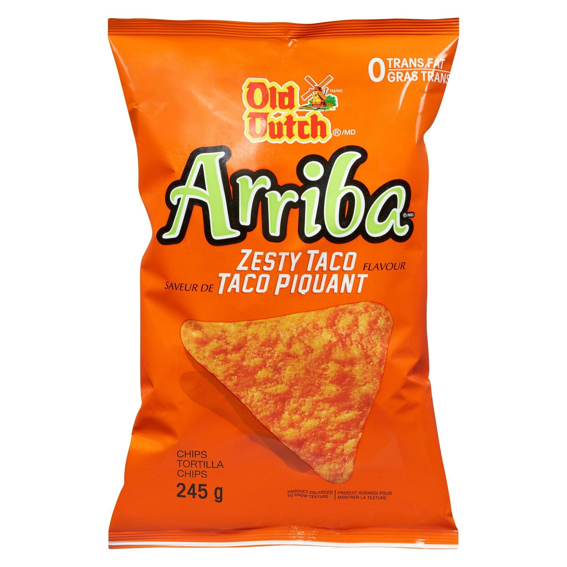 Old Dutch Arriba Zesty Taco, 245g