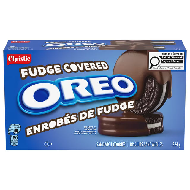 Oreo, Fudge Covered, 224g