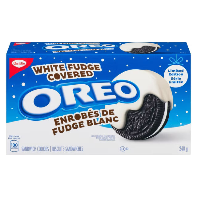 Oreo, White Fudge Covered, 240g