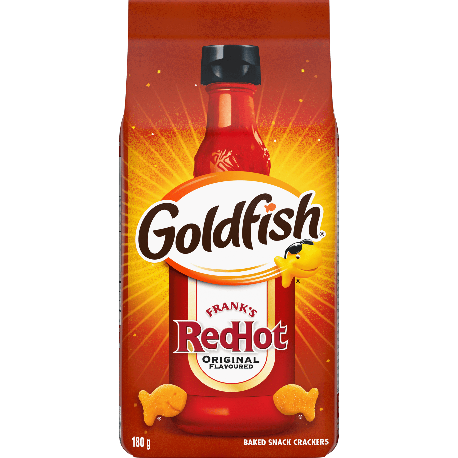 Goldfish Frank's RedHot Cheddar Crackers, 180g