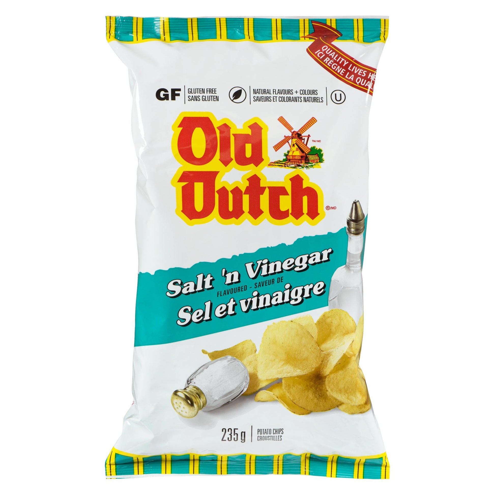 Old Dutch Salt 'n Vinegar, 235g