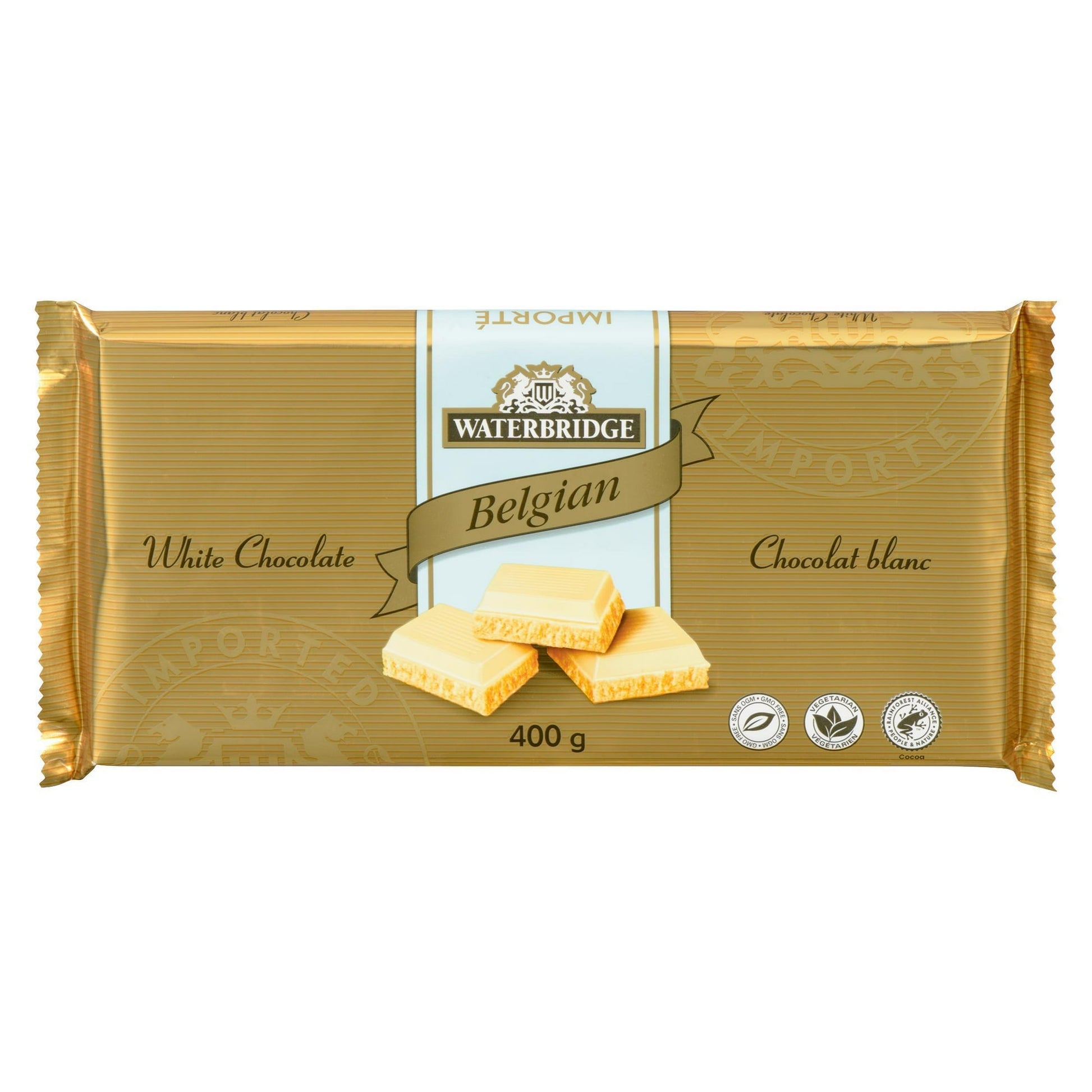 Waterbridge Chocolate Bar, White Chocolate, 400g