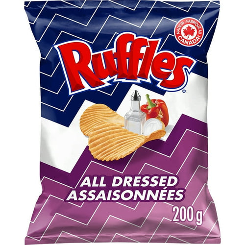 all dressed potato chips Ruffles All Dressed (Canada) Big Bag
