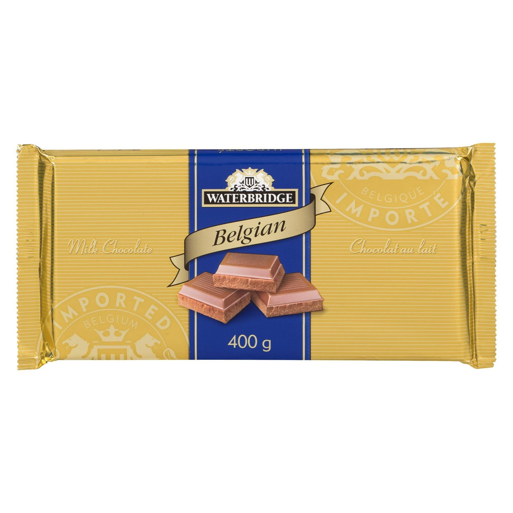 Waterbridge Chocolate Bar, Milk Chocolate, 400g