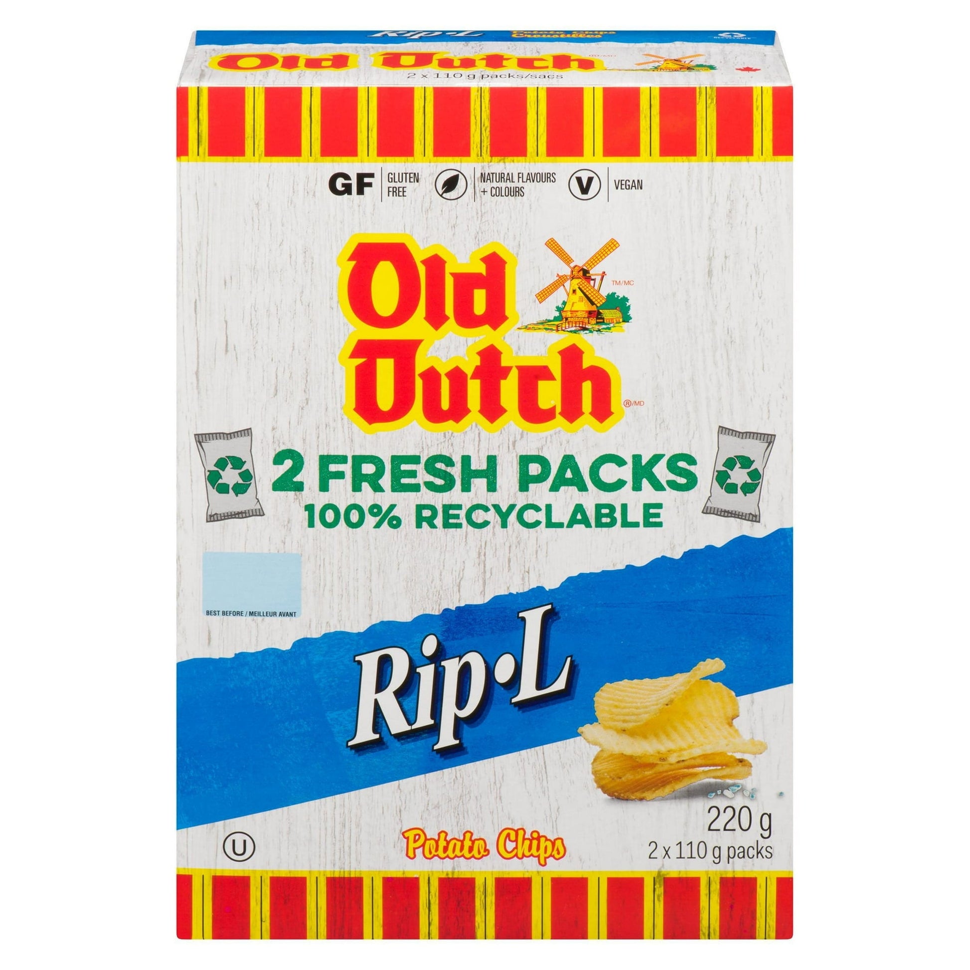 Old Dutch Boxed Rip-L, 220g