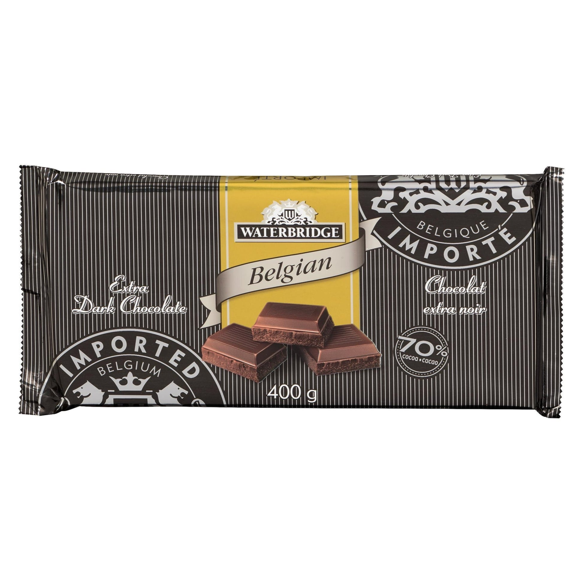 Waterbridge Chocolate Bar, Extra Dark, 400g