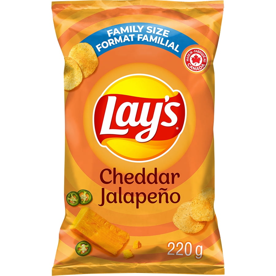 Lay’s Cheddar Jalapeño, 220g