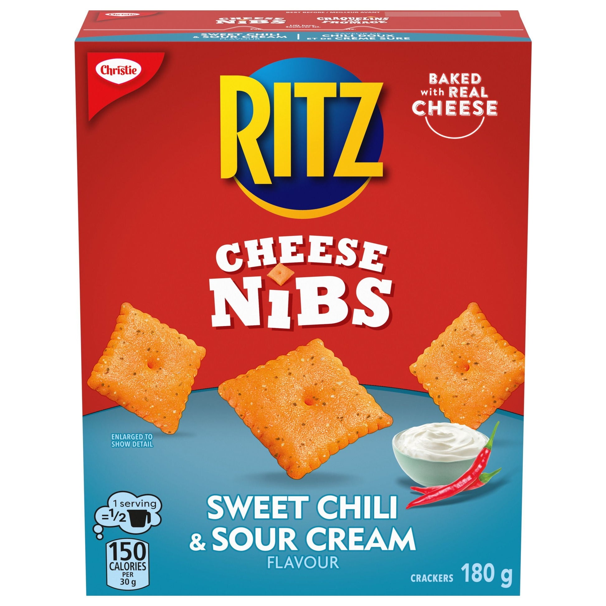 Ritz Cheese Nibs, Sweet Chili & Sour Cream, 180g