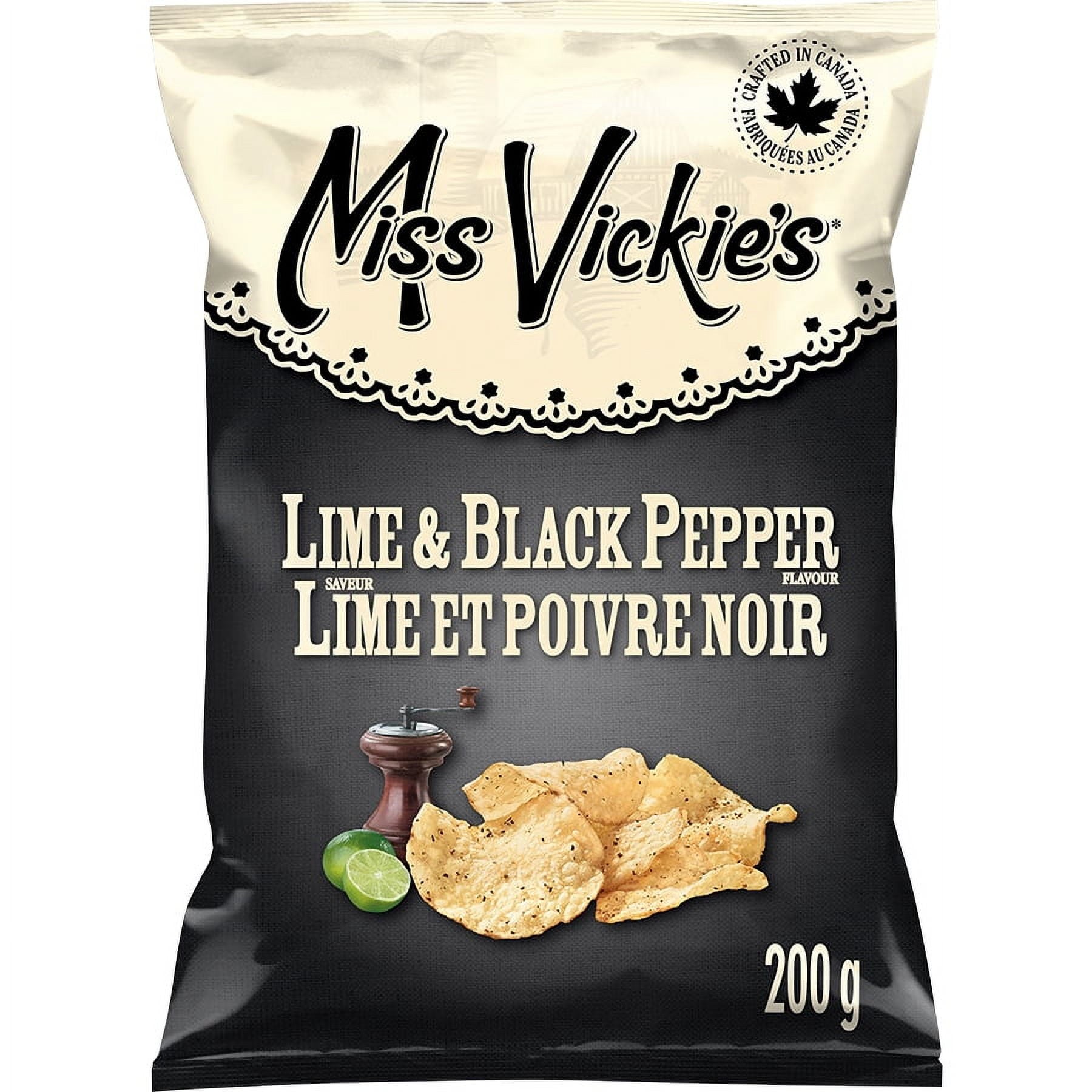 Miss Vickie's Lime & Black Pepper, 200g