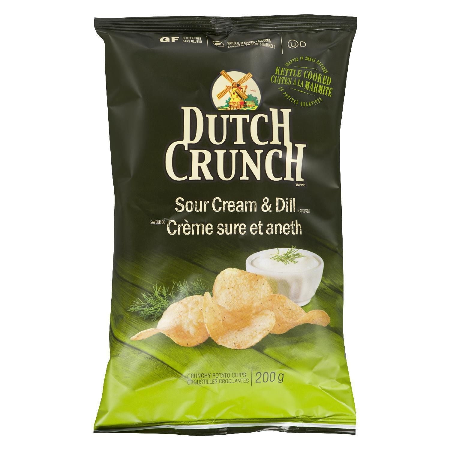 Old Dutch Dutch Crunch, Sour Cream & Dill, 200g