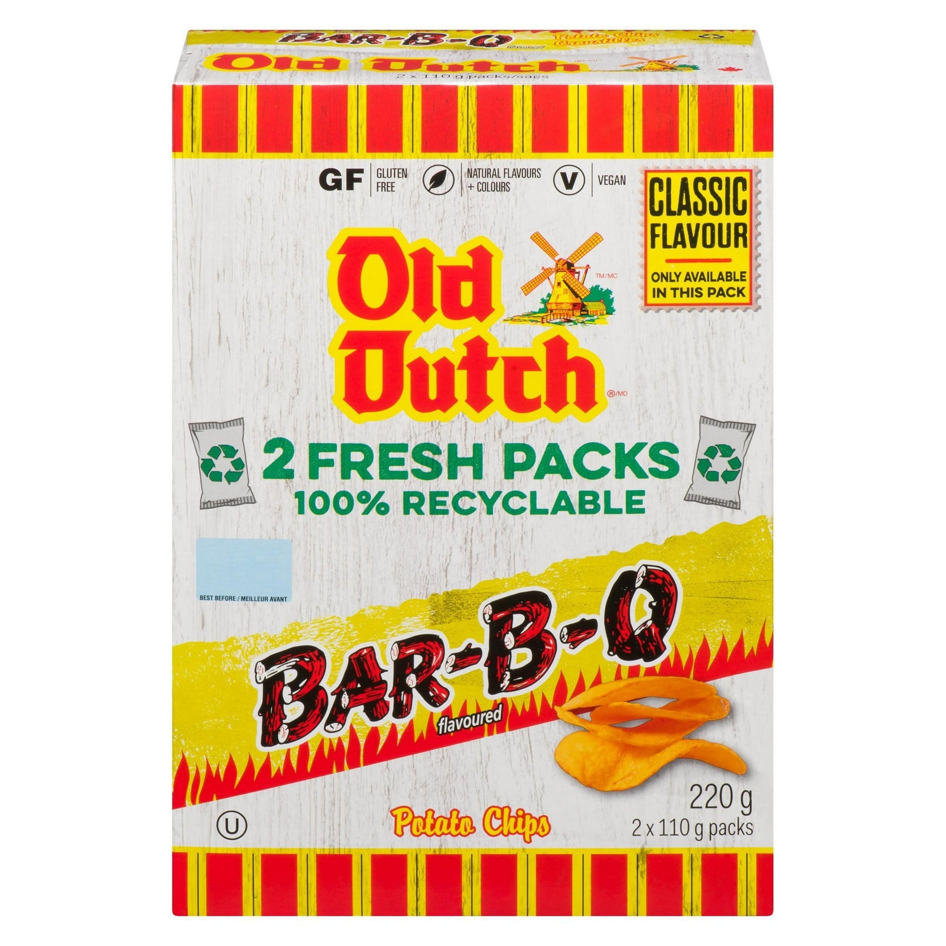 Old Dutch Boxed Bar-B-Q, 220g
