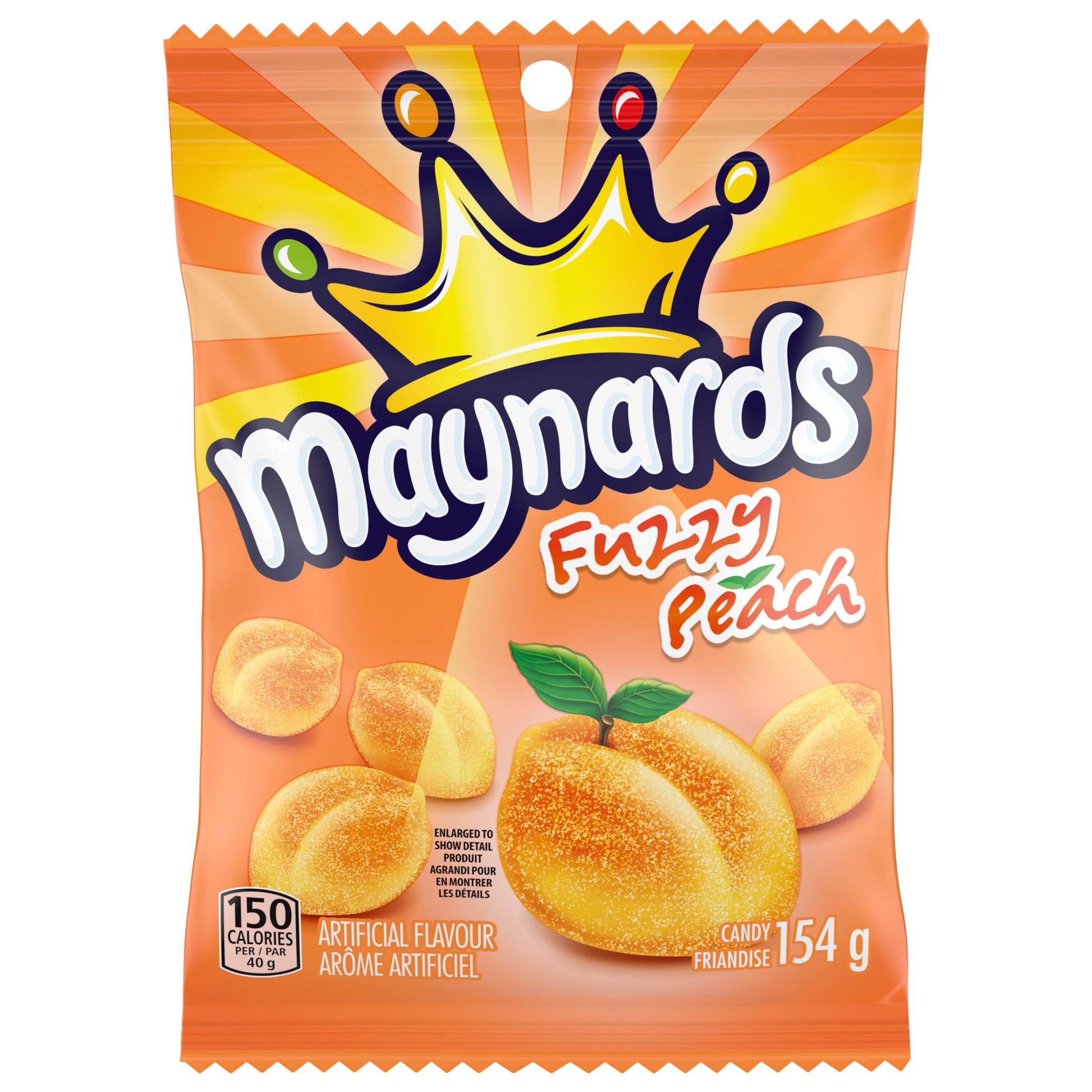 Maynards Fuzzy Peach, 154g