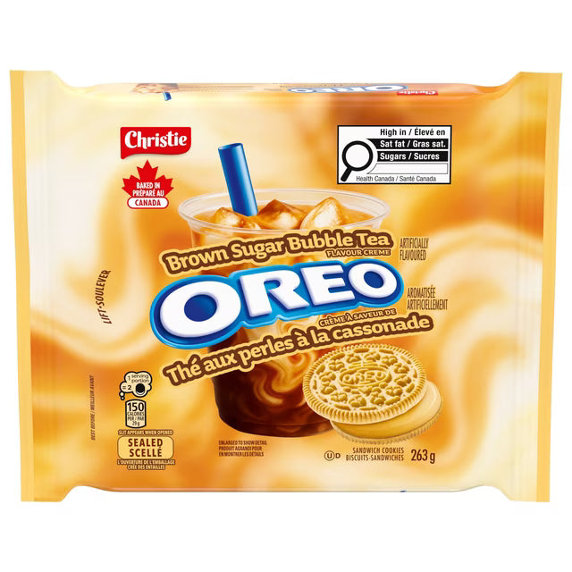Oreo, Brown Sugar Bubble Tea, 263g